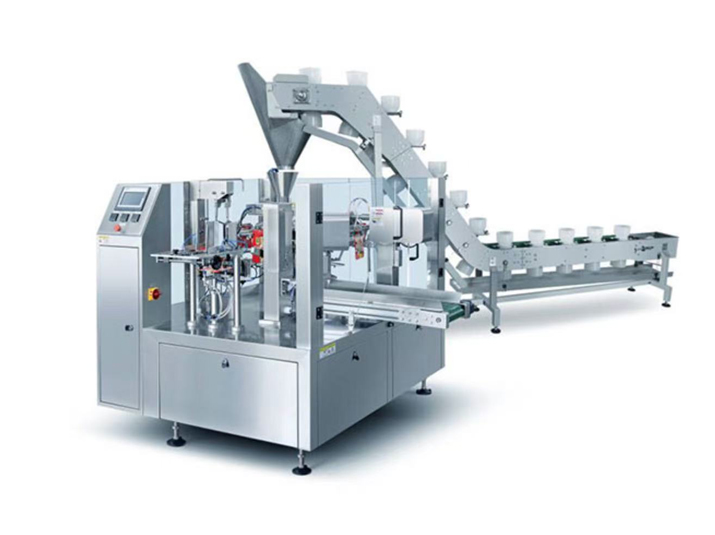 混合復雜物料旋轉式給袋包裝機